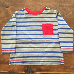 Hanna Andersson striped long sleeve shirt size 80